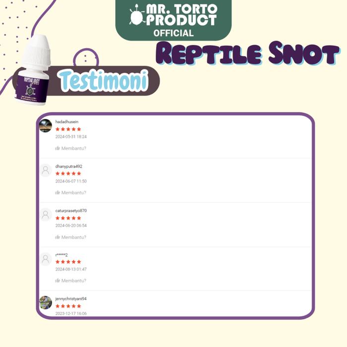 MR TORTO - REPTIL NOSE || REPTILE PNEUMO || REPTIL SNOT || obat pilek reptil || obat pneumonia repti