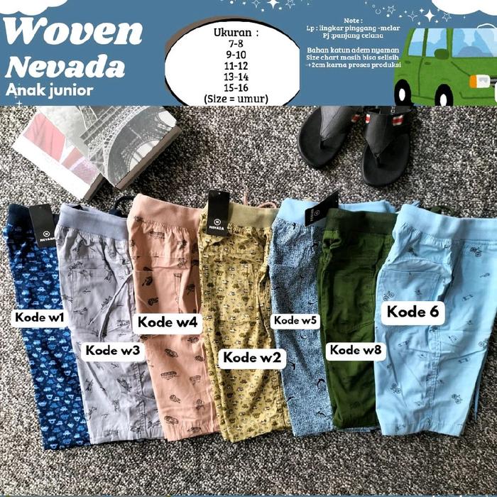 celana pendek anak nevada junior woven nevada junior