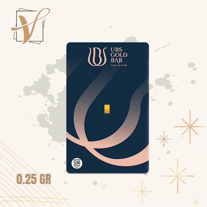 Logam Mulia UBS Terbaru 0.25 Gram