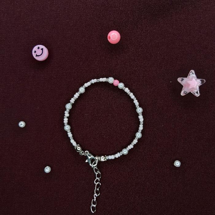 Gelang Manik barbie Fairytopia Mermaidia | Pearl Beads Bracelet | Gelang Manik Rantai Extender