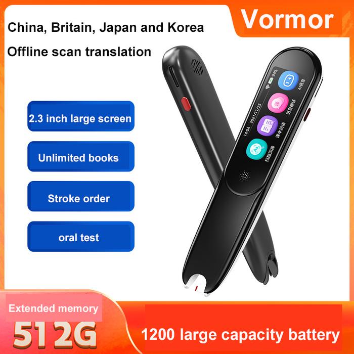 Vormor Smart Scanning Translation Pen Chinese-English-Japanese-Korean