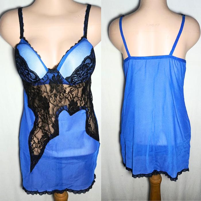 AIMEE Lingerie Daster Piyama Satin Baju Tidur Renda Pakaian Dalam Wanita set