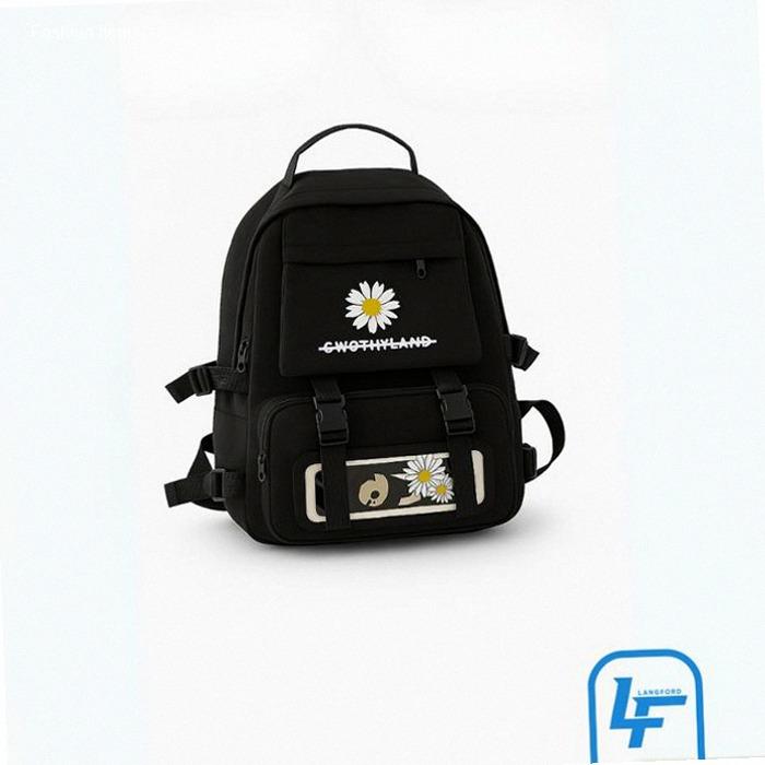 LANG FORD - Kiyowo / Tas Ransel Sekolah / Tas Ransel Wanita Remaja / Tas Hangout / Backpack Perempua