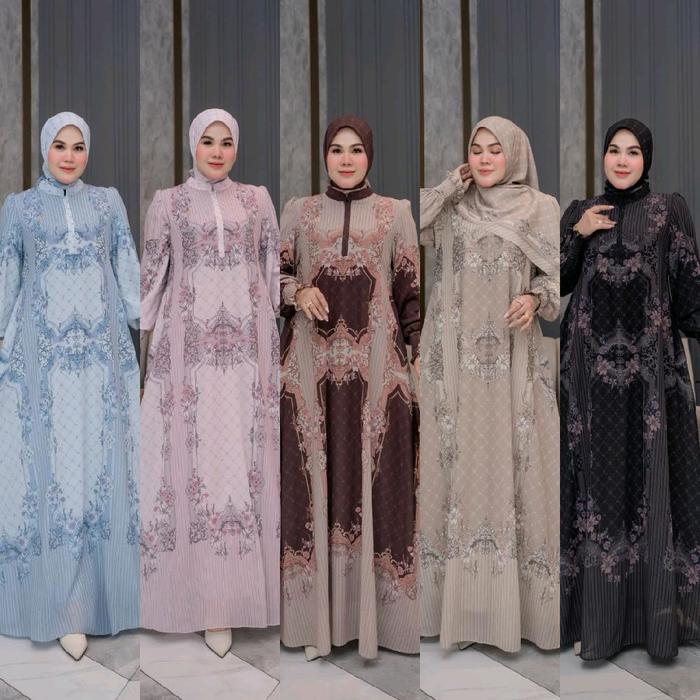 Gamis Dress Terbaru Azkiya by Azzahra syari