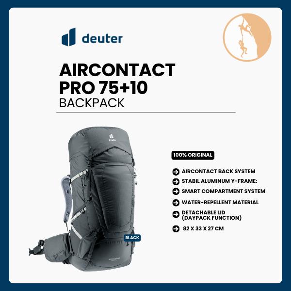 Tas Ransel Gunung Backpack - Deuter Aircontact Pro 75+10