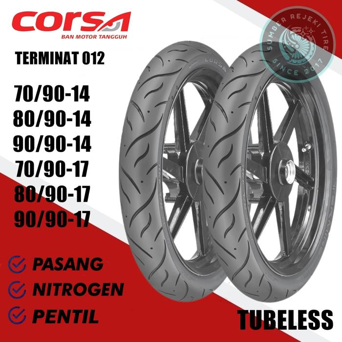 Ban Motor CORSA TERMINATOR 70/90 80/90 90/90 Ring 14 Ring 17 Tubeless
