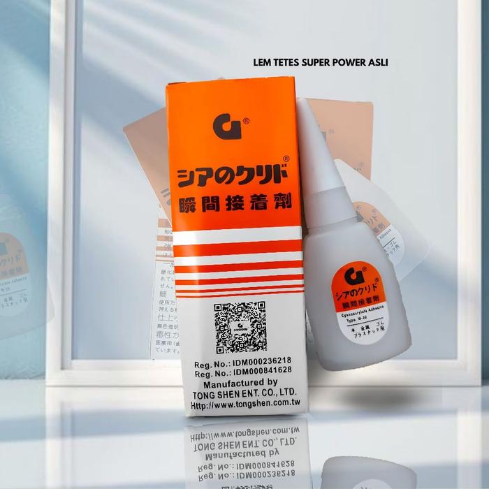 Lem Glue Korea 10 PC/25 PC/50 PC/ Perekat Super Rekat / Lem Power Lem Korea G Original Asli
