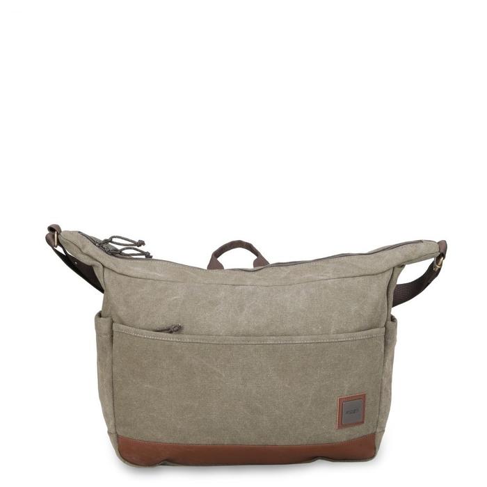 Tas Selempang Pria Eiger Original 12L Bahan Kanvas Btr Canvas Messenger Laptop