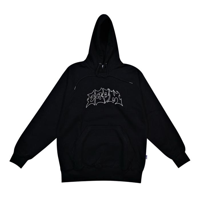 Hoodie Fleece Roots outline Black Esom Merch Unisex