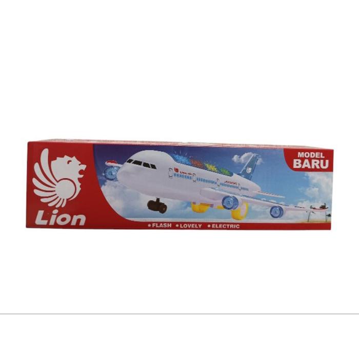 Mainan Pesawat Lion Air Suara Dan nyala Lampu