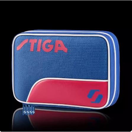 Tas Bet Pingpong Stiga Batwallet Biru Pink | Tas Cover Bet Pingpong Stiga Original