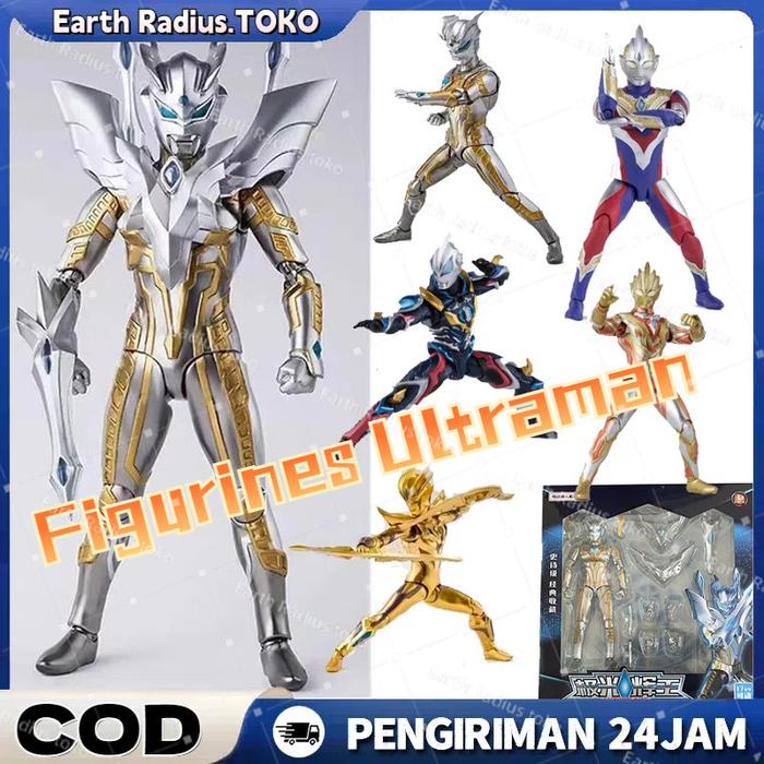 COD Action Figurines Ultraman Trigger Ultraman Gets Galaxy Rising Ultraman Z Ultraman Blazar Multi S