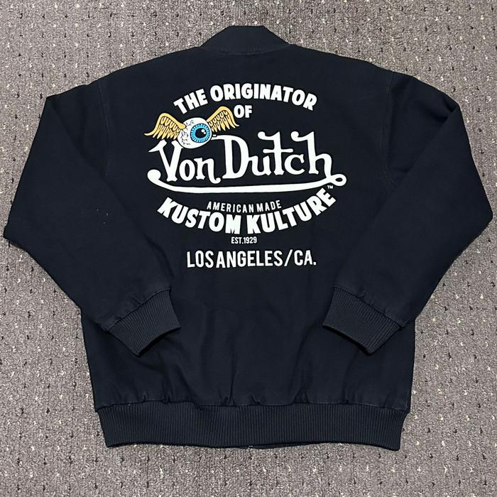 Von Dutch Bomber Jacket Duck Canvas 0426 not Carhartt Detroit, Dickies, Stussy, Deus Ex Machina, Zar