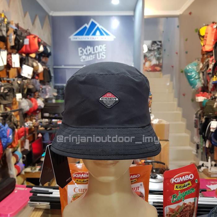 EIGER BUCKLE REVERSIBLE ROUTE ORIGINAL BUCKET HAT EIGER TOPI GUNUNG