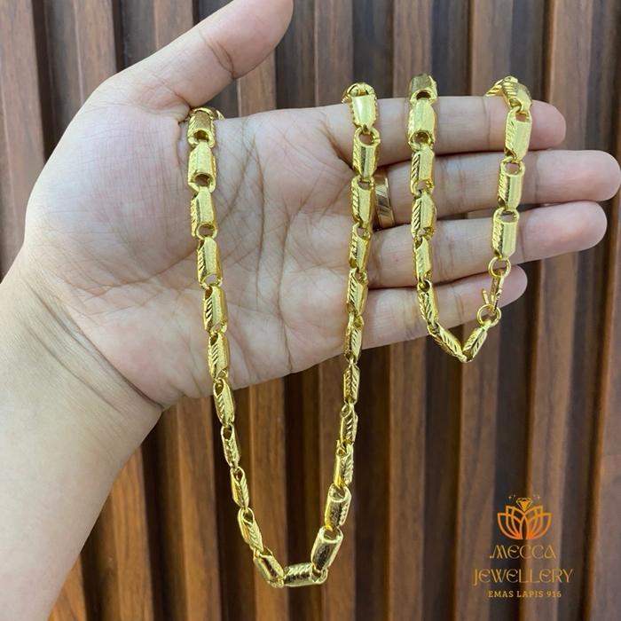 Kalung paha ayam lapis emas