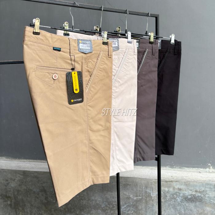 DICKER Celana Pendek Pria Casual Melar Chino