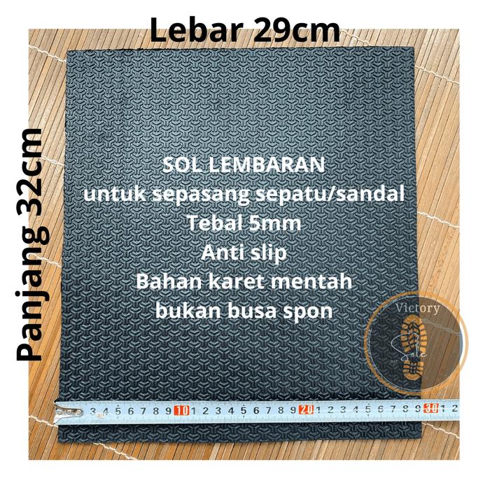 Sol sepatu sandal laki dan perempuan - jenis sol potong karet mentah cewek shoe Lembaran