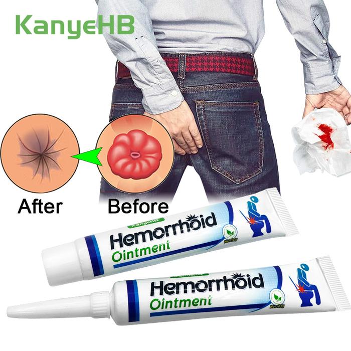 2Pcs Hemorrhoids Ointment Chinese Medical Herbal Cream Antibacterial For Internal Piles Anal Fissure