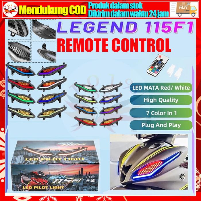 ✦Ready ya,cod✦Lampu Alis 7 Warna Motor Lampu Senja Gaban Jupiter Z1 /YAMAHA SRL115 fiPutih Merah Pil