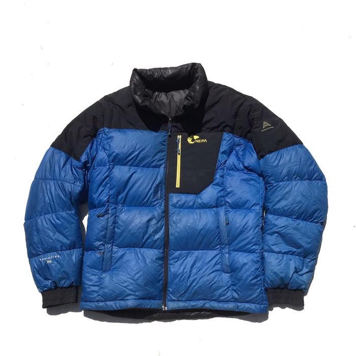 Nepa Down Puffer Bulang Jacket Reversible  Blue and black Size  Size M  Pxl :68 x 56 cm  Sleeves: 55