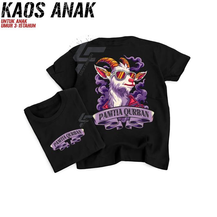 Kaos ANAK Panitia Qurban 2026 1447 H - VOL 115 - Baju Panitia Kurban Pembunuh Bayaran Tukang Jagal S