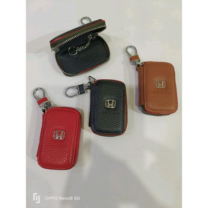 Dompet Stnk Mobil Logo Honda Hitam/Gantungan Kunci Mobil Car