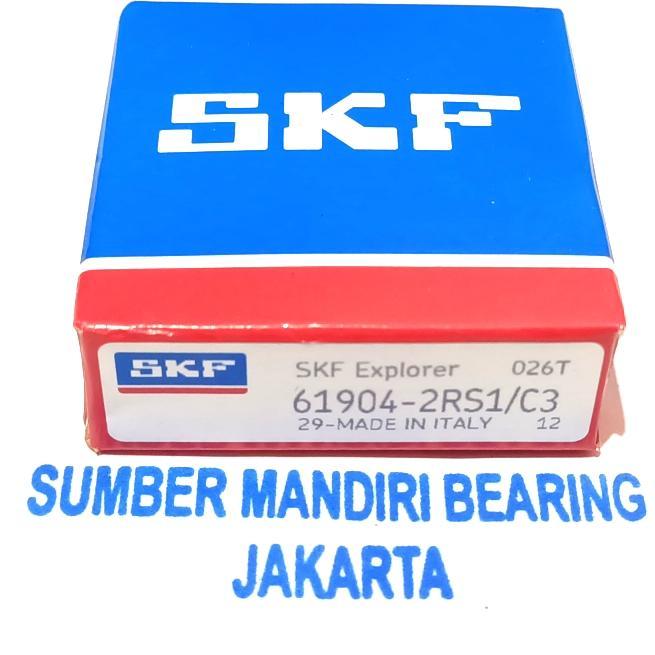 BALL BALL BEARING 61904 / 6904 2RS1 C3  (S.K.F)