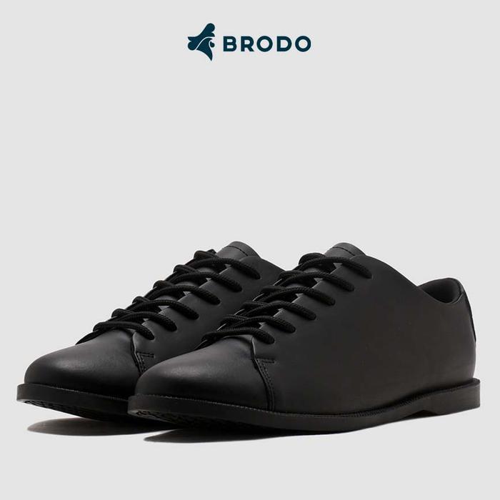 Brodo - Sepatu Ponte Eco Full Black Keren