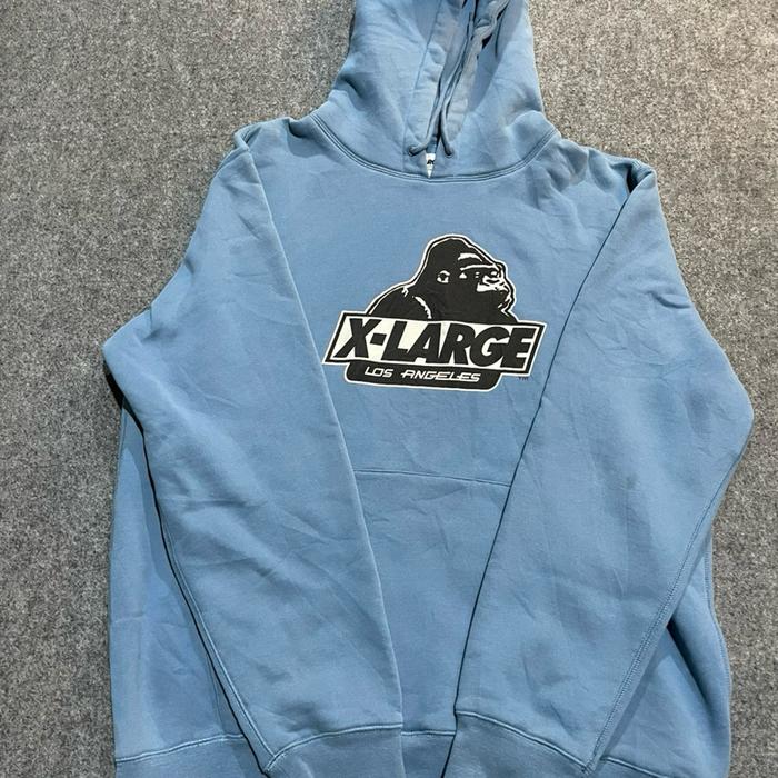 Jaket Hoodie X-LARGE LOS ANGELES Unisex Premium Tebal