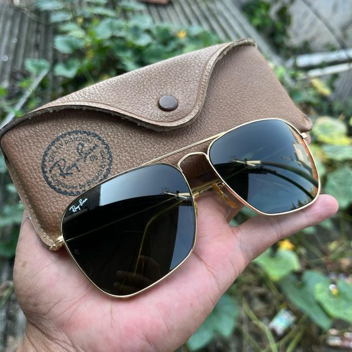 Rayban aviator b&L usa caravan size 58m lensa G15 bausch& lomb lengkap ces orjinal