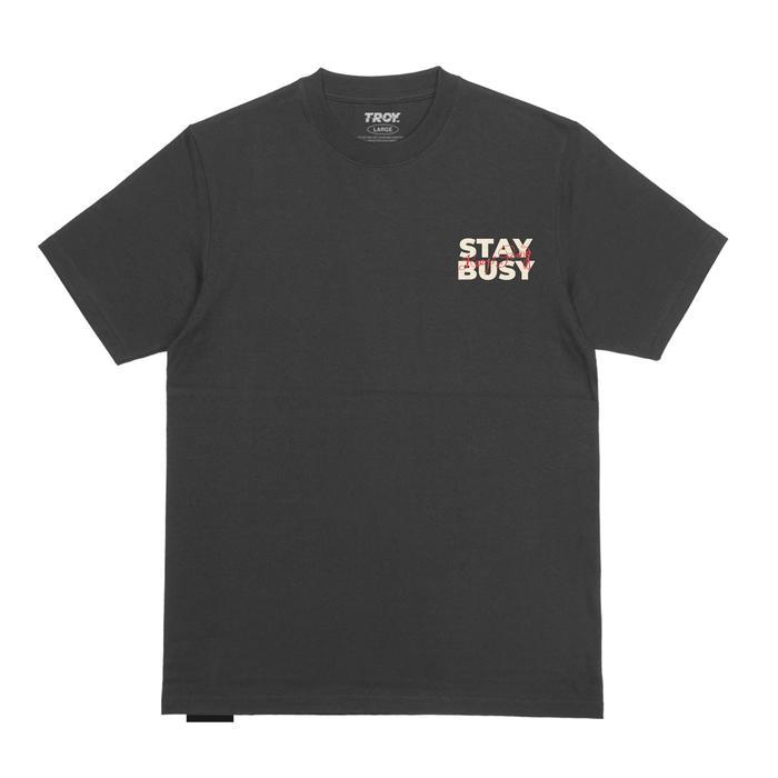 Troy Company Tshirt Dark Grey Keep Going - Kaos Reguler Abu Gelap MT 3152