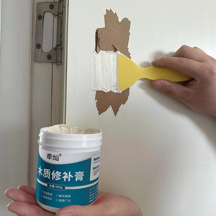 500Gram Dempul Kayu Tusir HPL Cepat Kering repair Furnitur Kayu pasta dempul cream / Krim Resin Plam