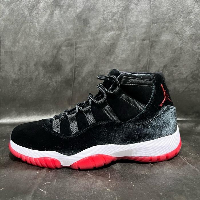 Air Jordan 11 Bred Velvet Black Gym Red White 2024