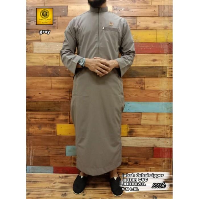 Gamis Jubah Pria Dewasa Slimfit CVC Rethobe Al-Amwa