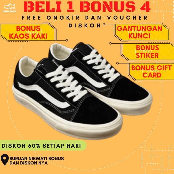 SEPATU VANS OLD SKOOL SCHOOL SNEAKERS SEKOLAH PRIA WANITA ORI PREMIUM