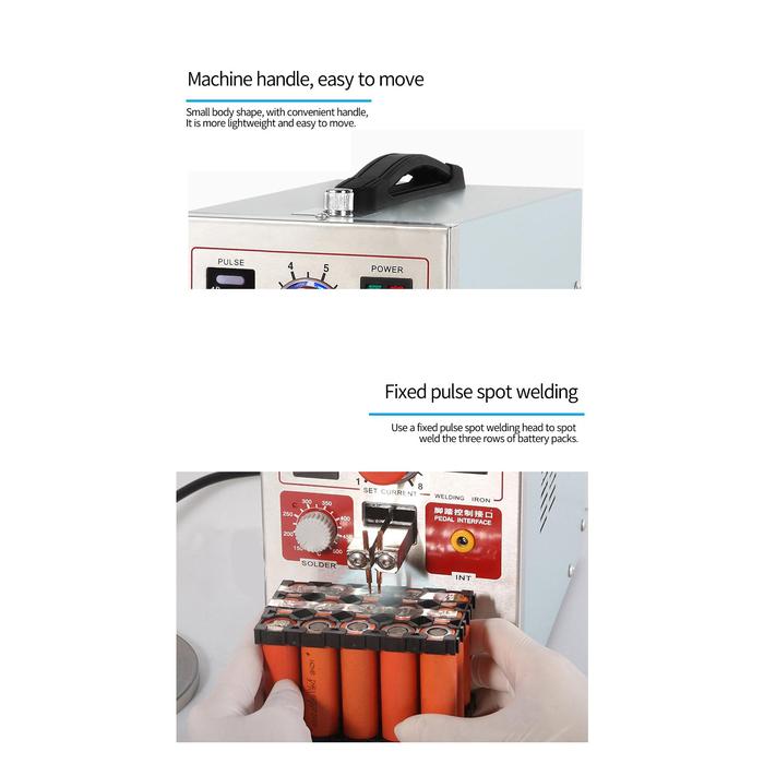 Kecil Genggam Lithium Baterai Spot Tukang Las 18650 Las Listrik Pena