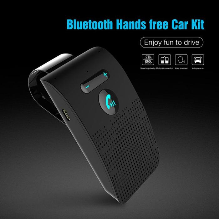 Wireless Car Bluetooth V5.0 Bluetooth Handsfree Car Kit Wireless