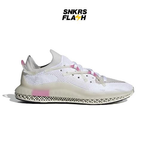 Sepatu Lari Pria ADIDAS 4D FUSIO CREAM WHITE - H04508
