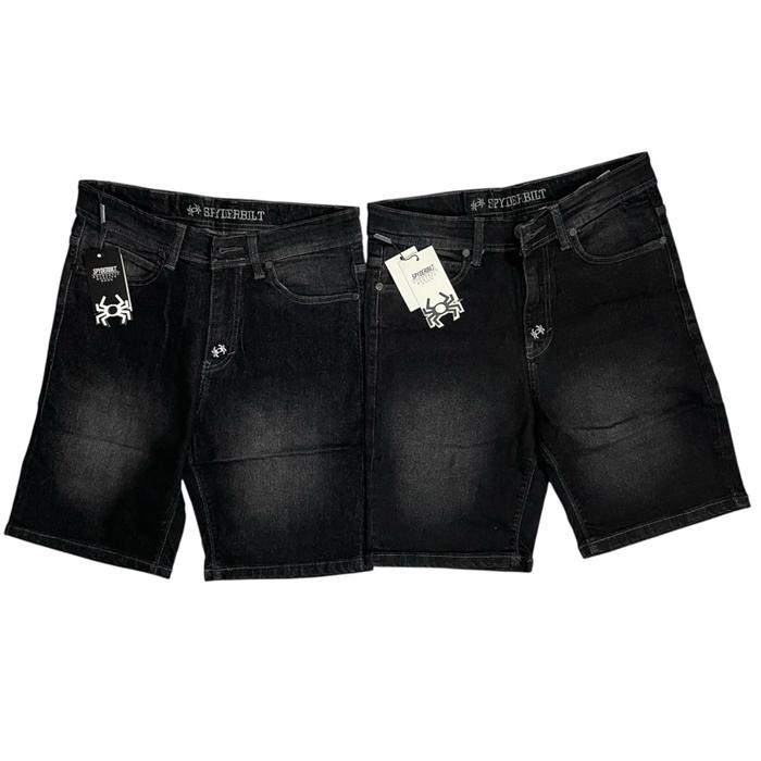 CELANA JEANS PENDEK SPYDERBILT POLOS MURAH (BISA COD)