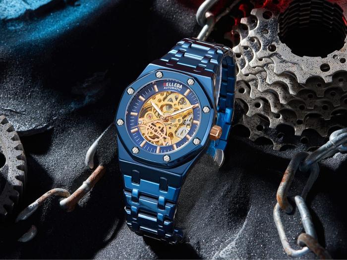 DISKON JAM TANGAN BELLEDA 9532 AUTOMETIC ORIGINAL RANTAI STAINLESS Watchs