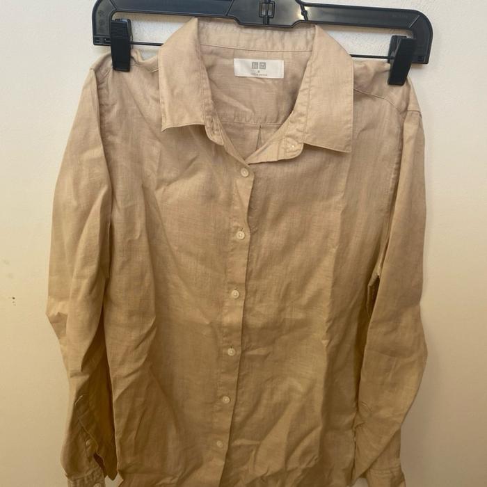Preloved kemeja linen Uxiclo