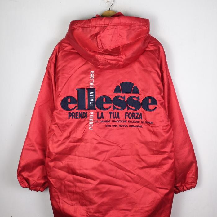 JAKET VINTAGE ELLESE WINTER SHERPA PARKA JK266 SIZE L XL