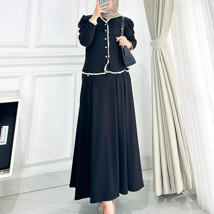 Setrok knit clarke - Setelan rok clarke - Setrok clarke - Setelan rok wanita knit - setrok knit