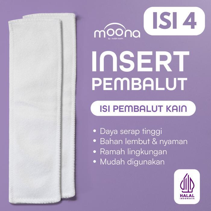 Moona Insert Pembalut Kain Tambahan Daya Tampung Pembalut Kain Insert