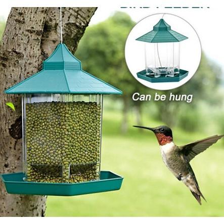 READY Rumah Gazebo Gantung Tempat Makanan Burung Liar Untuk Dekorasi