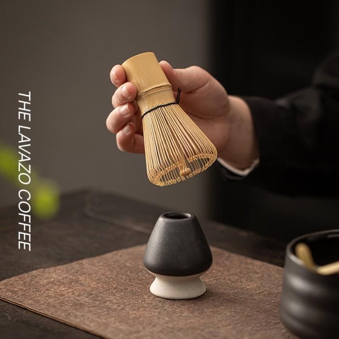 JAPANESE MATCHA WHISK STAND HOLDER | CHASEN CERAMIC STAND POT