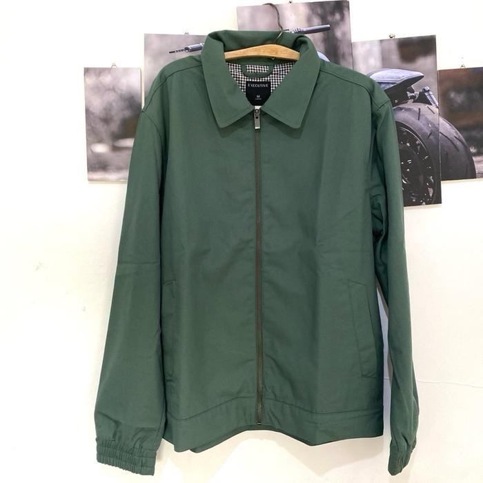 The Executive Jacket original Jaket pria kualitas tebal prenium Slim Fit Hijau Casual Outer