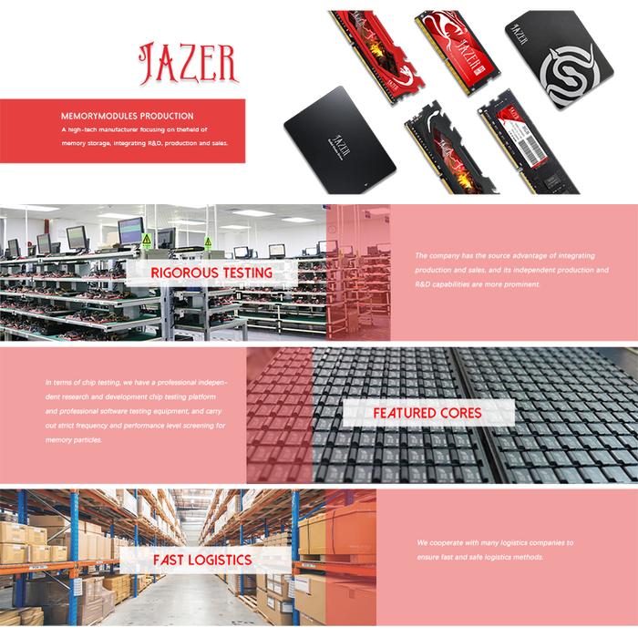 JAZER Ram DDR4 8G 16GB  2666MHz DDR3 1600MHz Desktop /LaptopComputer