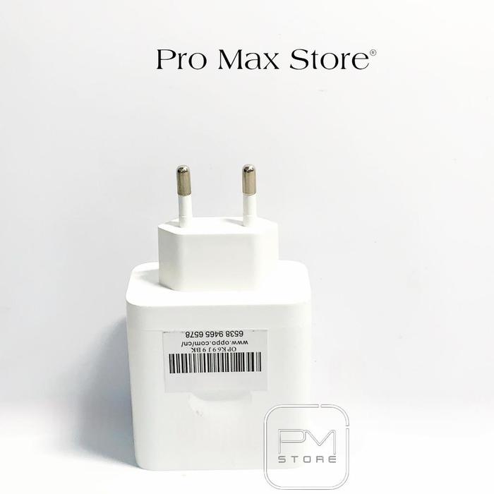 PM - Batok Charger Adaptor 80w Vooc Putih | Adaptor Kepala Charger 80watt Oppo | Adaptor Casan