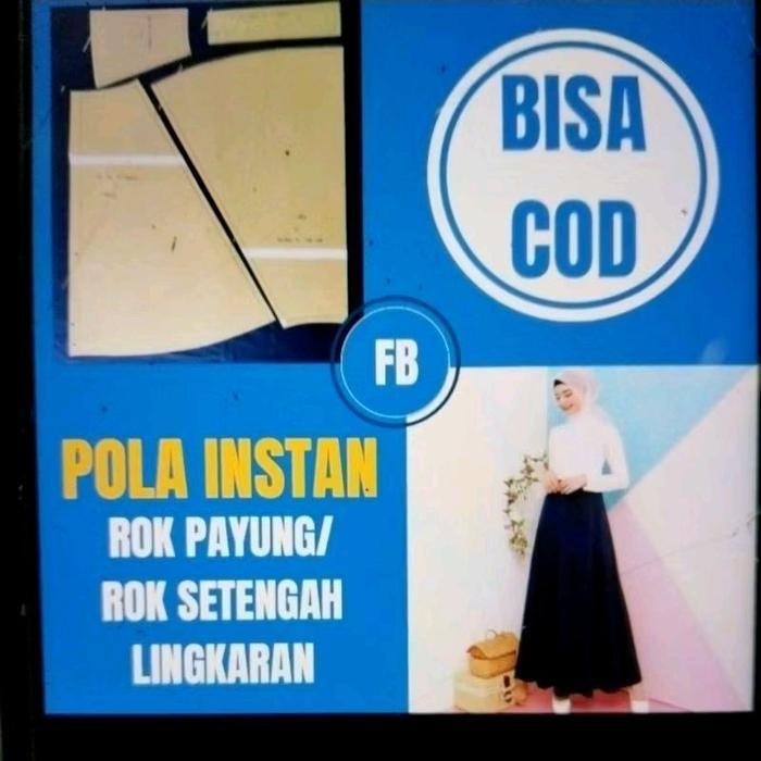 Pola Rok Payung Wanita Dewasa